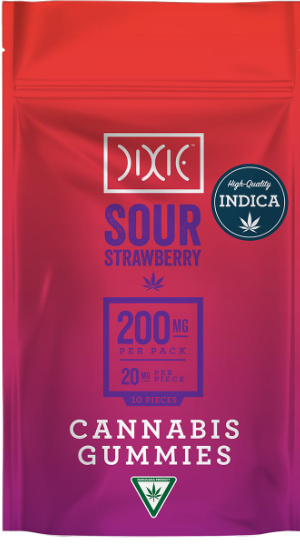 Sour Strawberry Gummy 200mg