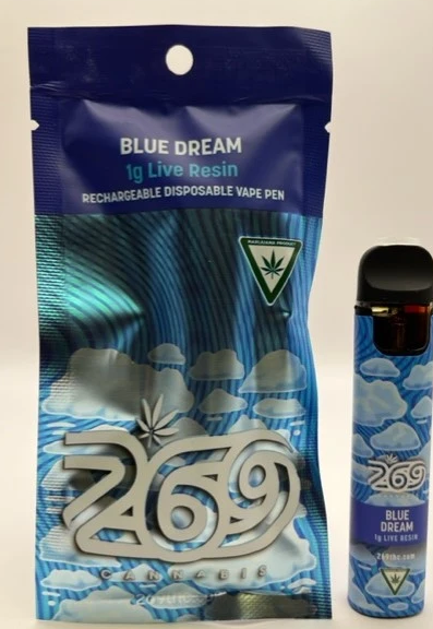 BLUE DREAM LIVE RESIN DISPO 1G