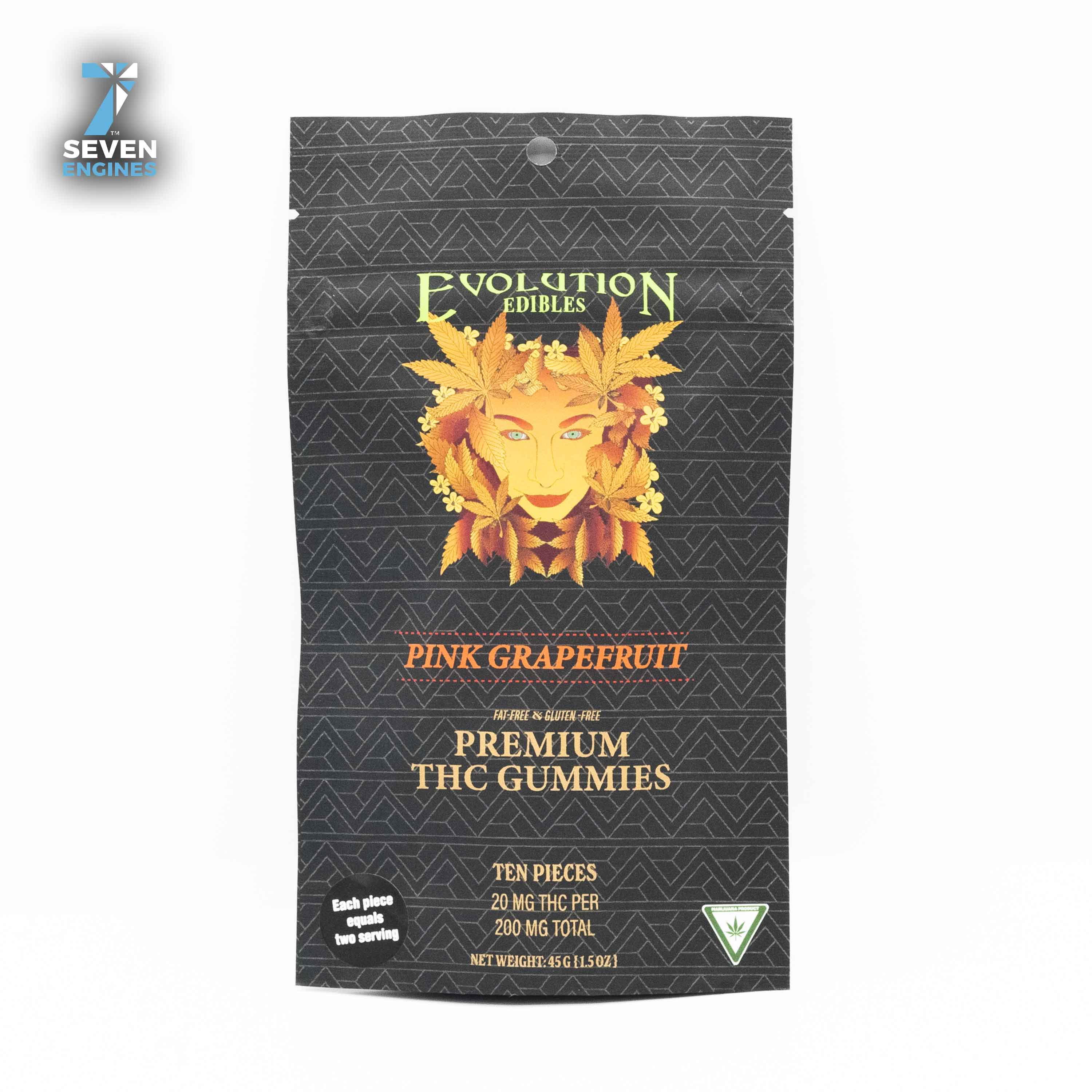 EVOLUTION GRAPE FRUIT GUMMIES 200MG