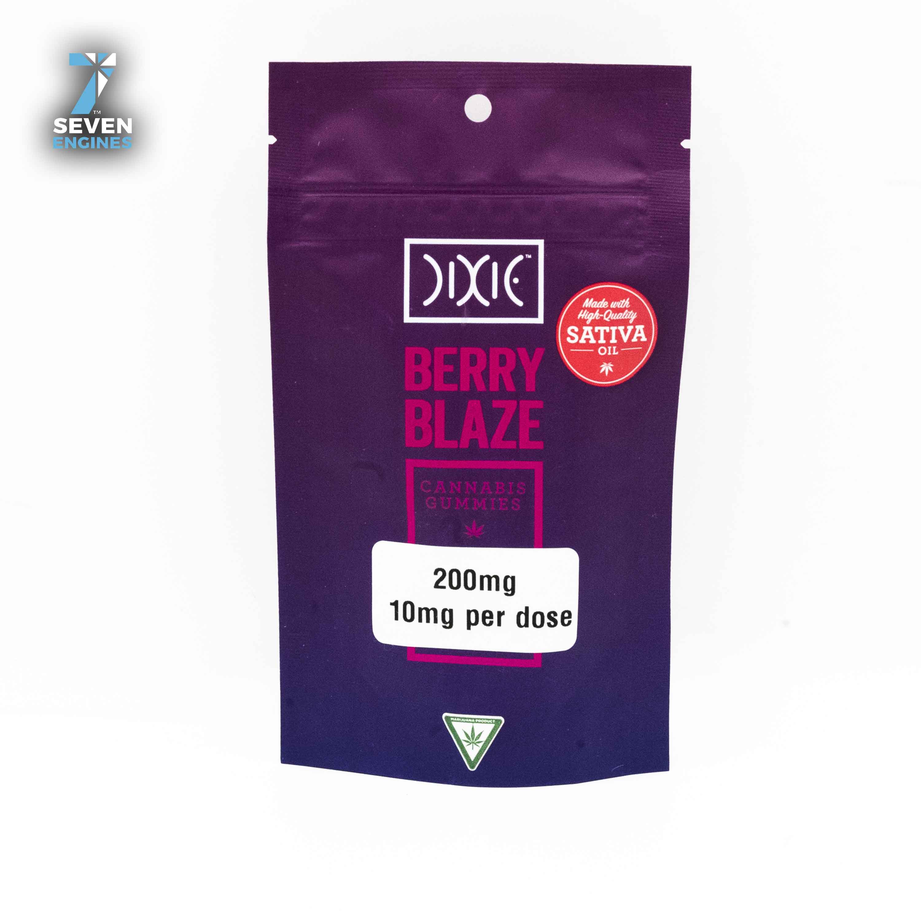 BERRY BLAZE GUMMIES 200MG