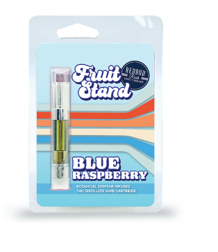 BLUE RASPBERRY FRUIT STAND CART 1G